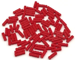 Lego 100 New Red Technic Axle 2L Notched pieces - Picture 1 of 1