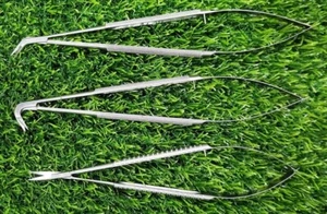 Tijeras de acción de resorte oftálmico vascular microtrauma fino 125 ̊, curva 90 ̊ - Imagen 1 de 13