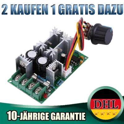 PWM DC Motor Geschwindigkeitsregler 12V 24V 36V 48V Drehzahlregler Controller - Bild 1 von 4