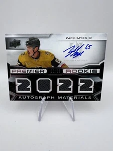 Zack Hayes - 2022-23 Upper Deck Premier Rookie Auto Jersey /99 Golden Knights RC - Bild 1 von 3