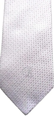 Corbata geométrica Renoma rosa plateada 👔 Foto 1 de 4