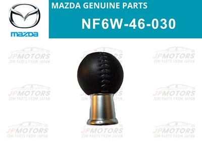 Perilla de cambio manual de 6 velocidades Mazda genuina MIATA MX-5 ND puntada gris/sin cubierta Foto 1 de 4