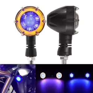 2 LED Turn Signal Amber Light For Suzuki Intruder Volusia VS VL 700 750 800 1400 - Picture 1 of 11