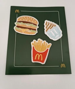 🌟Set 3 Patch McDonald’s Bic Mac Frite Sundae Thermocollant Publicitaire - Picture 1 of 3