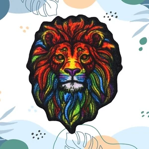 Parche León de Judá Aplique de Hierro Ropa Religión Insignia Jesús Biblia Cristo - Imagen 1 de 16