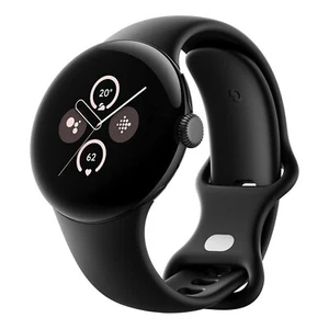 Google Pixel Watch 2 Wifi Matowa Czarna bransoletka sportowa Obsydian "Darmowa wysyłka" - Zdjęcie 1 z 7