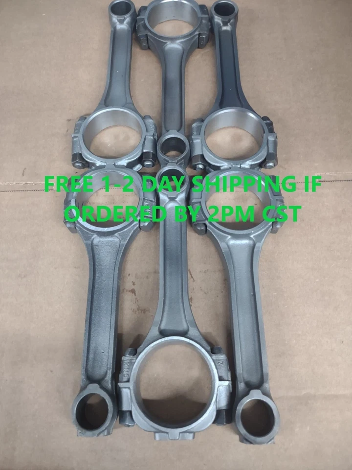 JUEGO 6 bielas OEM 292 4.8 GMC Chevy Chevrolet camioneta furgoneta 1963-89 3789419 Foto 1 de 3