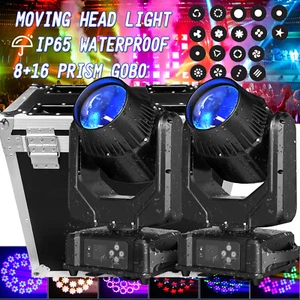 250W Moving Head Światło sceniczne Wodoodporne DMX 17Gobo 8 + 16Pryzmat Spotlight dj Show - Zdjęcie 1 z 21