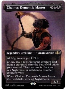 1x - Chainer, Dementia Master - Borderless #424 - Dominaria Remastered - NM MTG - Picture 1 of 1