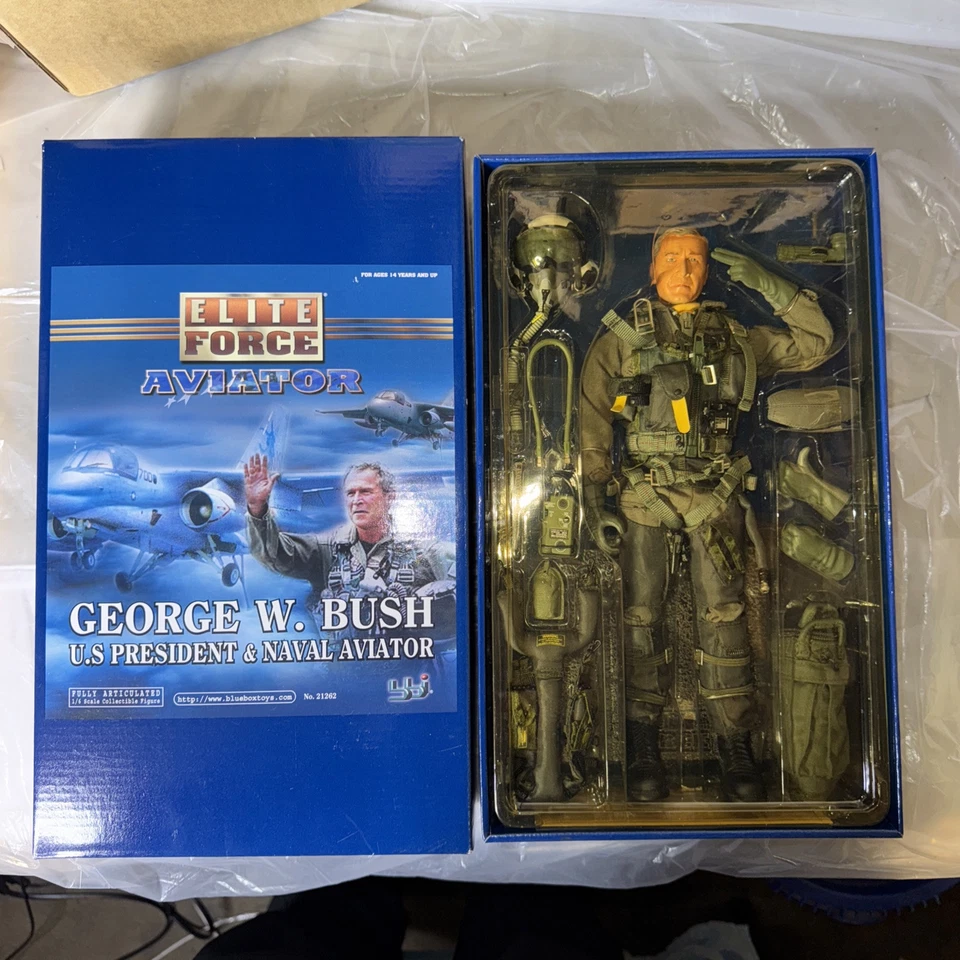 Elite Force Aviator George W. Bush presidente de Estados Unidos y aviador naval 1/6 sc exc++ Foto 1 de 4