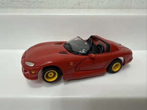 1994 Tyco Dodge Viper Roadster Red Black Slot Car - Picture 1 of 5