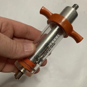 Ardes Nylon 30cc Viehspritze Impfstoff 1 Hand Bedienung Luer-Lock Werkzeug - Bild 1 von 6