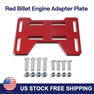 Montageplatte Adapter Halterung rot für Honda GX240 GX270 GX390 Mini Bike - Bild 1 von 7