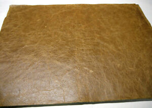 Large Leather panels 3 pieces Top Quality 18"x 24" Mustard
