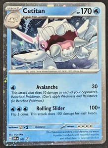Cetitan SVP063 Black Star Promos Cosmos Holo Pokémon Trading Card Game 2023 NM - Picture 1 of 2