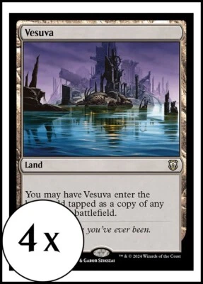 MTG - 4 x Vesuva - Modern Horizons 3 Commander - Playset 4x x4 - Image 1 of 2