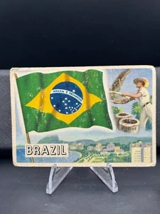 1956 Topps, Flags of the World - Brazil, #42 - Picture 1 of 2