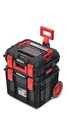 Tough Modular System Mobile Workshop Tool Storage Box Wheels Platform Compact - Image 1 of 4