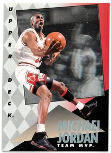 Michael Jordan 1993-94 Upper Deck Team MVP Holo Foil Card #4  - (Chicago Bulls)