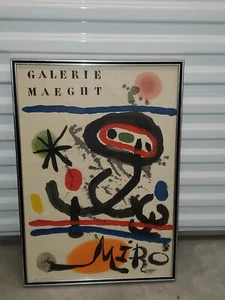 Joan Miro ""Galerie Maeght"" 1961 Litiografia Corniciata - Foto 1 di 7