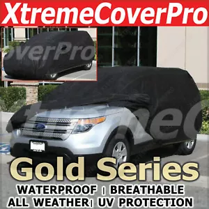 2005 2006 2007 2008 Chevy Uplander SWB WATERPROOF CAR COVER W/MIRRORPOCKET BLACK - Picture 1 of 12