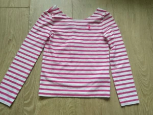 Ralph Lauren Girls Striped Scoopback Top Shirt, Size: 5 Years RRP £45.00 - Picture 1 of 5