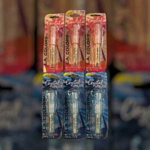 L.A.Colors Crystal Lipgloss 3 High Note, 3 VIP NEW - Picture 1 of 1