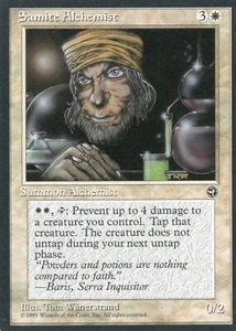 1X SAMITE ALCHEMIST (VERSION 1) HOMELANDS MTG MAGIC LP X1 (yourdeckbuilder) - Picture 1 of 1