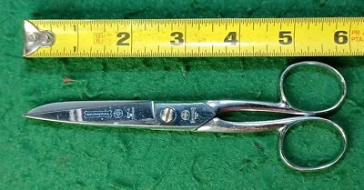 MUNDIAL 837-6 Scissors From Brazil Chrome Polished - Image 1 of 4