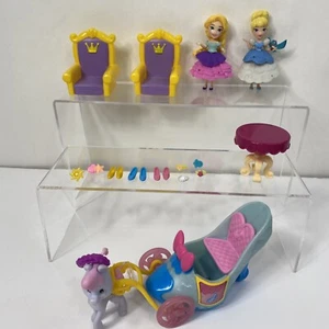 Lote Princesa Disney Cenicienta Pequeño Reino Zapatilla Real Carro Rapunzel - Imagen 1 de 9