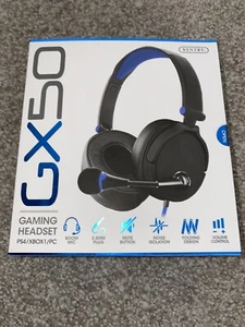 SENTRY GX50 GAMING HEADSET IN Blue & Black FOR PS4/XBOX1/PC/Switch - Picture 1 of 4