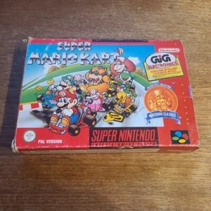 SUPER MARIO KART SUPER NINTENDO SNES KOMPLETT VERS PAL GIG ITA - Bild 1 von 8