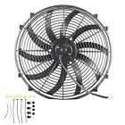 16 Inches Electric Radiator Cooling Fan DC 12V 120W 2250 Rpm Slim Fan