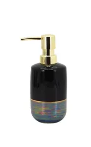 Dispenser di Sapone Sogni Iridescenti Bianco - Nero - Bagno - Foto 1 di 1