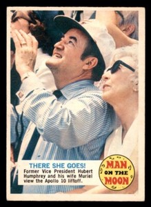 1969 OPC O-Pee-Chee Man on the Moon #24A There She Goes! EX