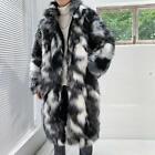 Winter Men's Faux Fur Overcoat Parka Long Jacket Trench Coat Warm Thicken S-6Xl