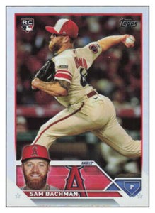 SAM BACHMAN RC 2023 Topps Update Rainbow Foil #US238 ROOKIE MLB Angels  ID:84826