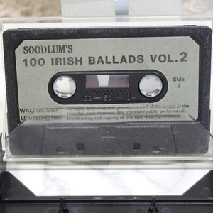 Soodlum's 100 Irish Ballads Vol 2 Cassette Album Tape - Imagen 1 de 2