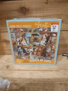 "World Of Cats" White Mountain Puzzles 1000 Piece - Picture 1 of 11