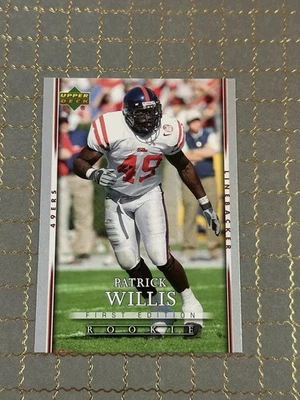 2007 Upper Deck First Edition Patrick Willis Rookie #115 San Francisco RC (A) - Image 1 of 2