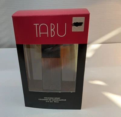 Tabu By Dana 3 fl oz 90 ml eau de cologne spray puro 2001 con caja nuevo en caja Foto 1 de 4