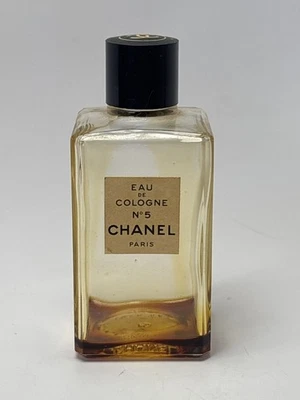 EMPTY 1960's Vintage Chanel No 5 Paris Eau De Cologne 75° Perfume Bottle Display - Image 1 of 4