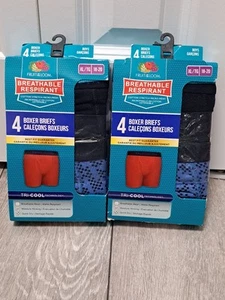 2 Brand New Packs Of Fruit Of The Loom Boy's 4 Pairs Boxer Briefs. Size XL - Picture 1 of 4