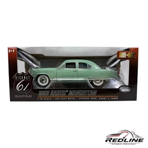 🇺🇸🇺🇸Highway 61 1953 Kaiser Manhattan Green 1/18 B3🇺🇸🇺🇸 - Picture 1 of 8