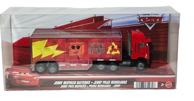 💥Semirremolque BATERÍAS RECICLADAS JERRY Cars Disney Pixar Cars ¡NUEVO Y MUY BUEN ESTADO! Foto 1 de 4