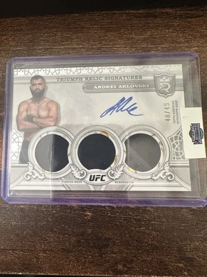2024 Topps Royalty UFC Andrei Arlovski Triumph Relic Signature /99 - Image 1 of 2