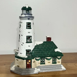 Dept 56 Snow Village - Faro - Raro 1988 originale senza scatola - Foto 1 di 10