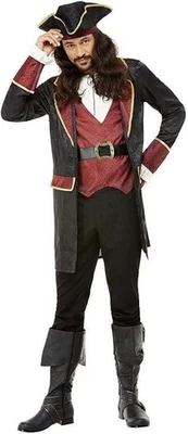 Disfraz de pirata Swashbuckler de lujo para hombre Foto 1 de 2