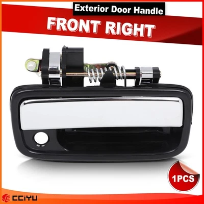 For 95-04 Toyota Tacoma Front Right Passener FR Outside Door Handle Chrome&Black - Изображение 1 из 4