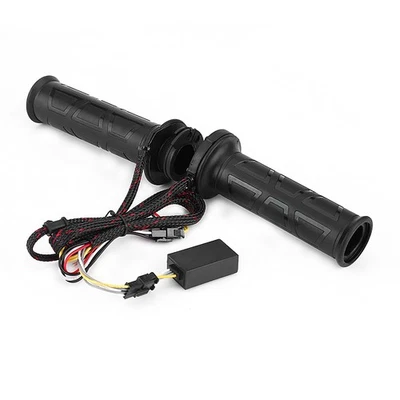 »1 Pair 22mm (7/8&apos;) Motorcycle Electric Hot Heated Warm Hand Grips - Image 1 of 4